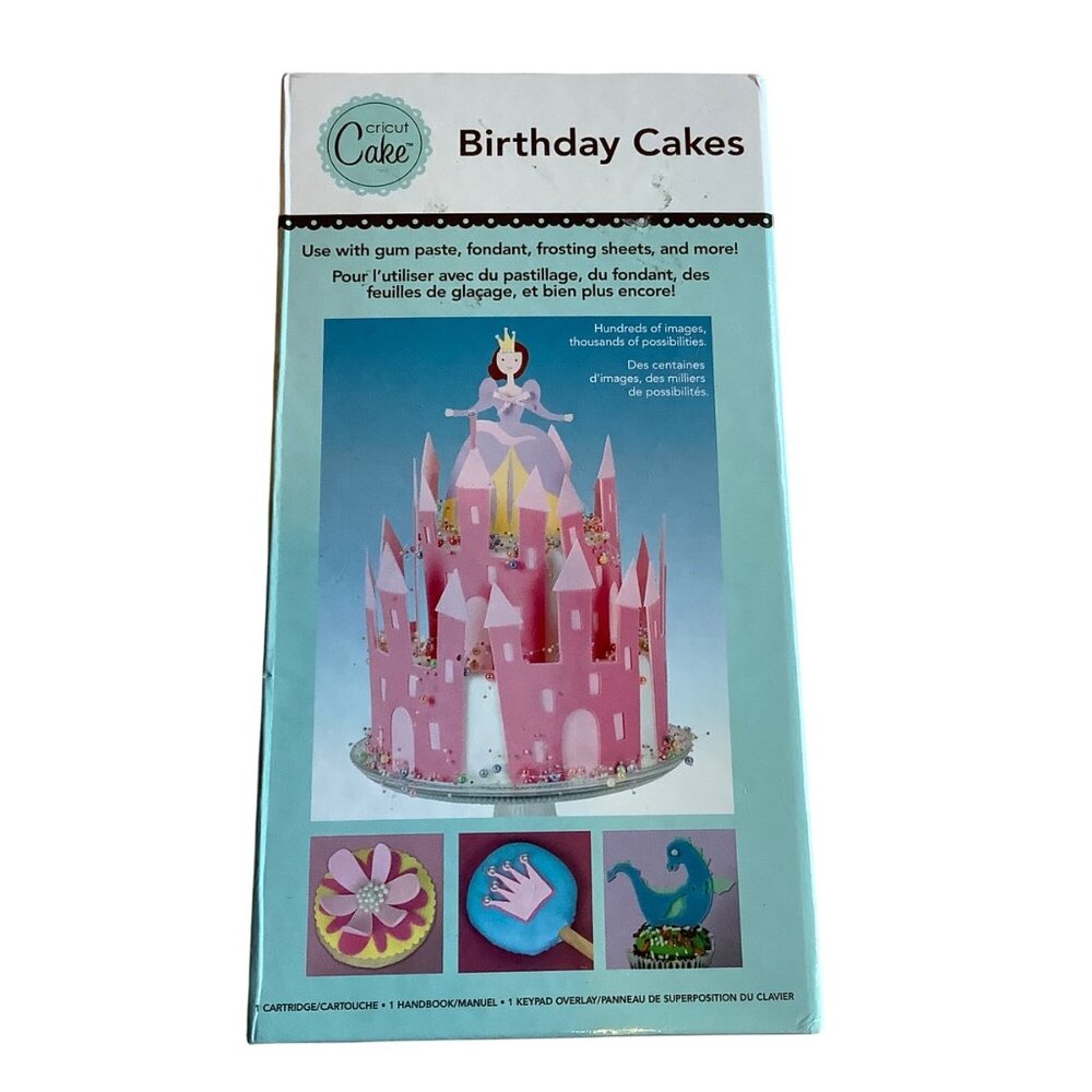Cricut Cake Birthday Cakes Cartridge Provo Craft & Novelty Girl Castle Princess